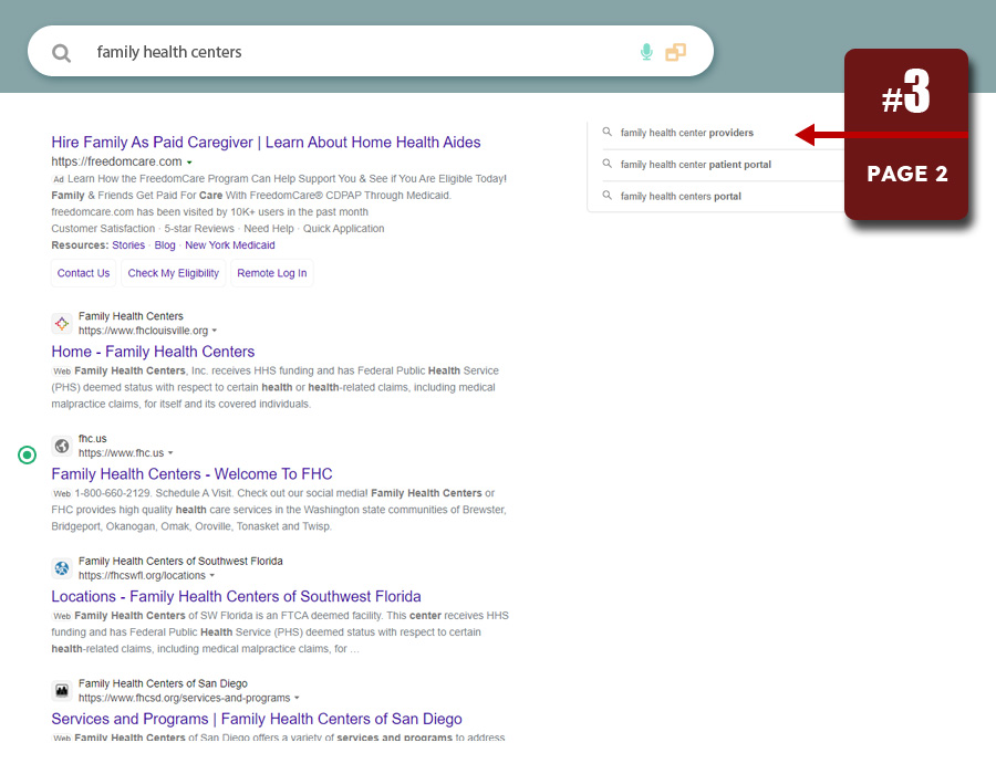 bing search engine optimization for health service websites
